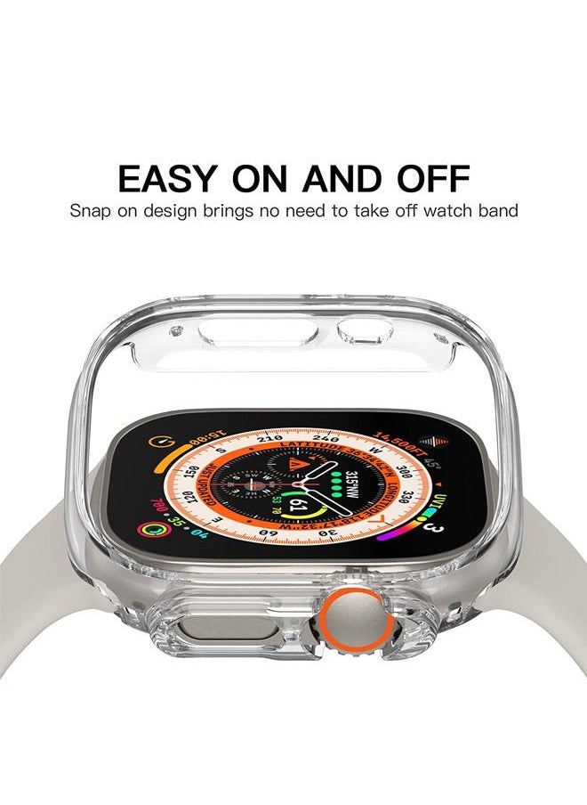 Rock Pow - Rock Pow Case 49mm compatible for Apple Watch Series 8 ultra without screen protector, Hard Protective Guard Bumper Ultra Thin Full Coverage Edge Compatible for iWatch series 8 ultra 49mm 1 pack - Image 1