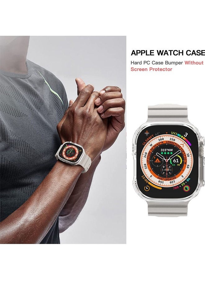 Rock Pow - Rock Pow Case 49mm compatible for Apple Watch Series 8 ultra without screen protector, Hard Protective Guard Bumper Ultra Thin Full Coverage Edge Compatible for iWatch series 8 ultra 49mm 1 pack - Image 1