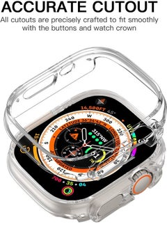 Rock Pow Rock Pow Case 49mm compatible for Apple Watch Series 8 ultra without screen protector, Hard Protective Guard Bumper Ultra Thin Full Coverage Edge Compatible for iWatch series 8 ultra 49mm 1 pack  - Image 3