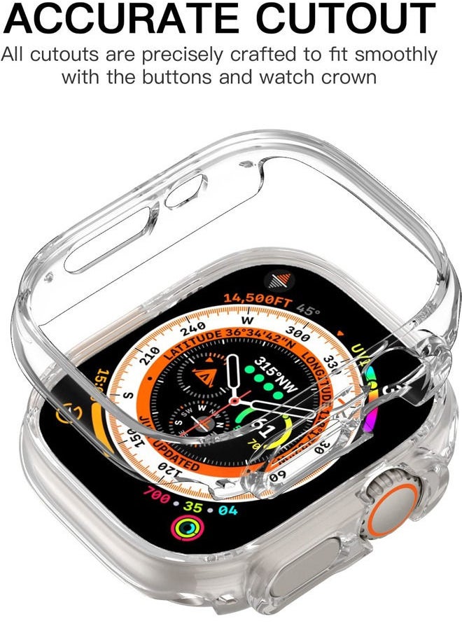 Rock Pow - Rock Pow Case 49mm compatible for Apple Watch Series 8 ultra without screen protector, Hard Protective Guard Bumper Ultra Thin Full Coverage Edge Compatible for iWatch series 8 ultra 49mm 1 pack - Image 1