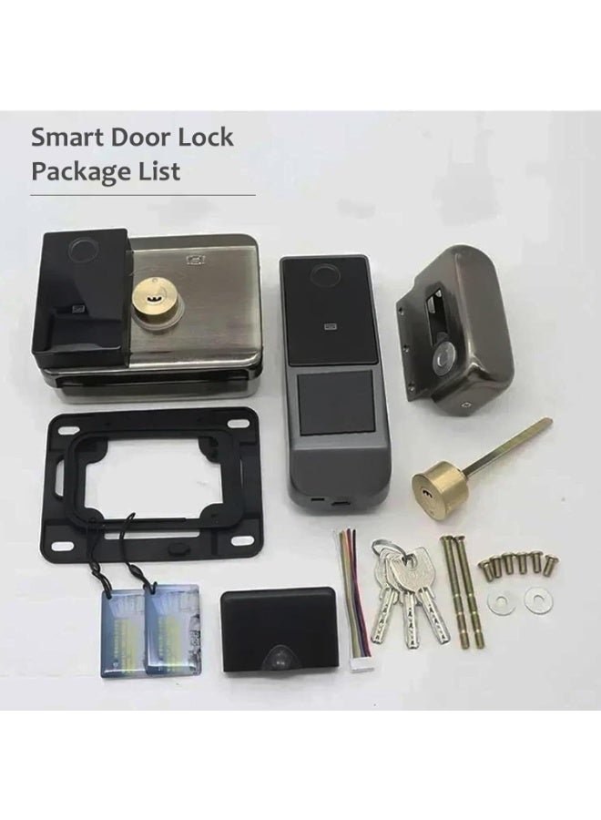 StarDY Smart Fingerprint Door Lock, Biometric Password Door Lock, Anti-Theft Electronic Lock，Fingerprint, Passcode, Key, IC Card, Tuya WIFI App,Waterproof(double Side) - Image 4