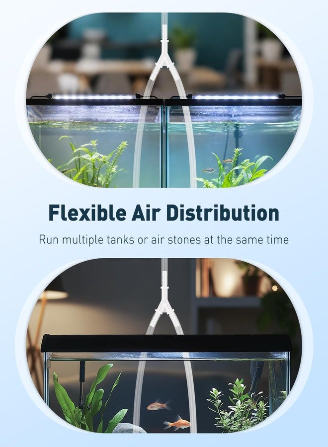 Pawfly 8 Pcs Aquarium Airline Tubing Connectors, 3/16" Airline Y Connector Splitter for Air Pump Tubing, 3 Way Hose Connectors, Plastic Barbed Hose Fittings for Fish Tank - Image 5