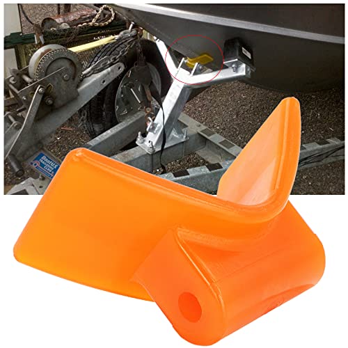 LIAULIADLL 3" Orange Polyurethane Bow Stop Roller 'V' for Boat Trailer Non Marking - Image 4