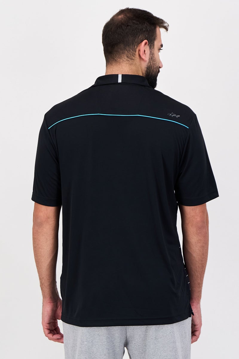 Greg Norman Men Sportswear Fit Short Sleeve Outdoor Polo Shirt, Multicolor - Image 3