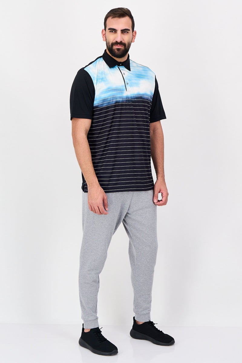 Greg Norman Men Sportswear Fit Short Sleeve Outdoor Polo Shirt, Multicolor - Image 4