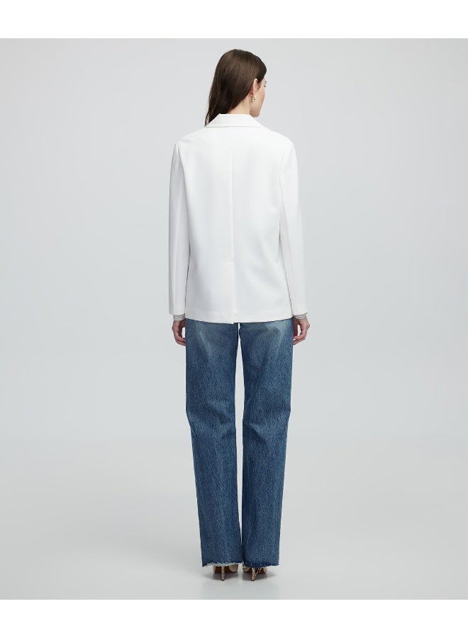 Ipekyol Contrast Embroidered Blazer  - Image 5