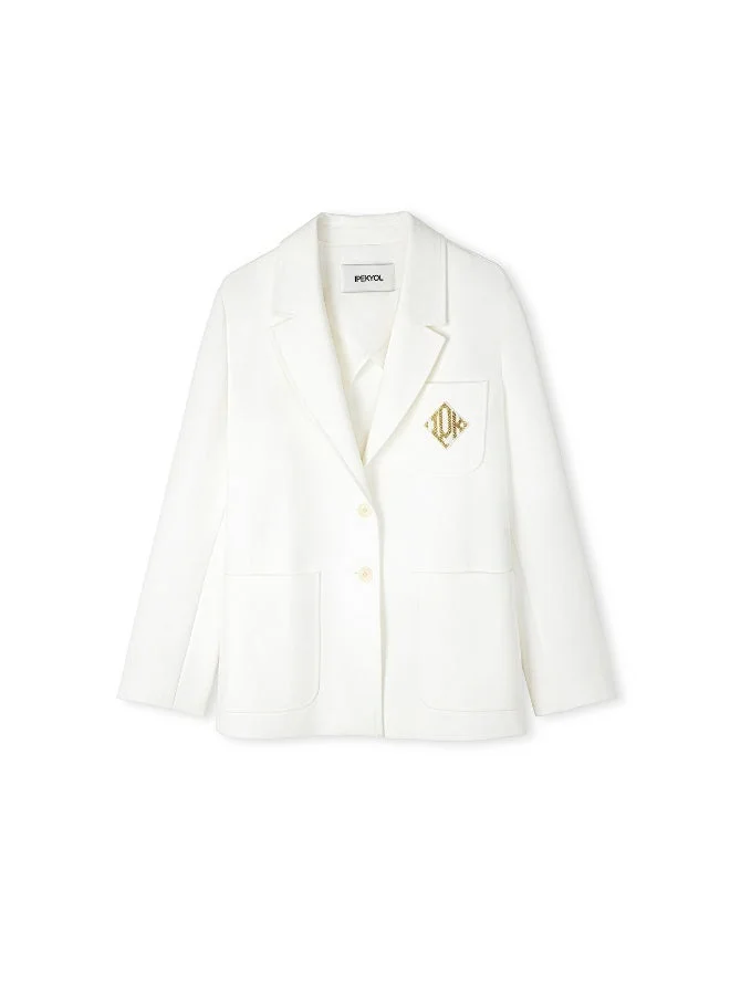 إبيكيول Contrast Embroidered Blazer