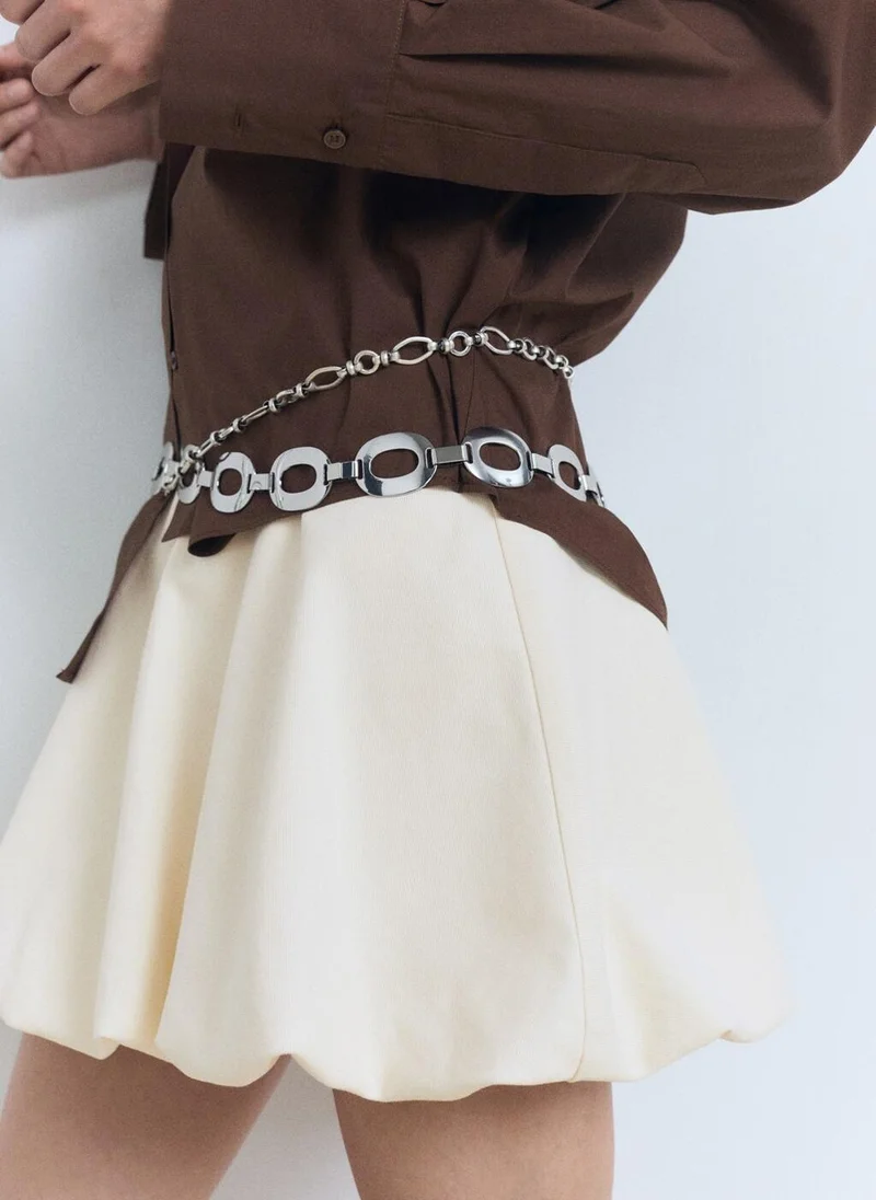 MANGO Mini Balloon Skirt