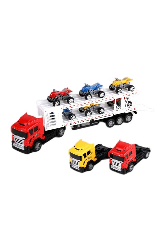 KLNAMAEAAN 6 Slide Motorcycles RC Flatbed Tractor Truck With ROHS  - Image 2