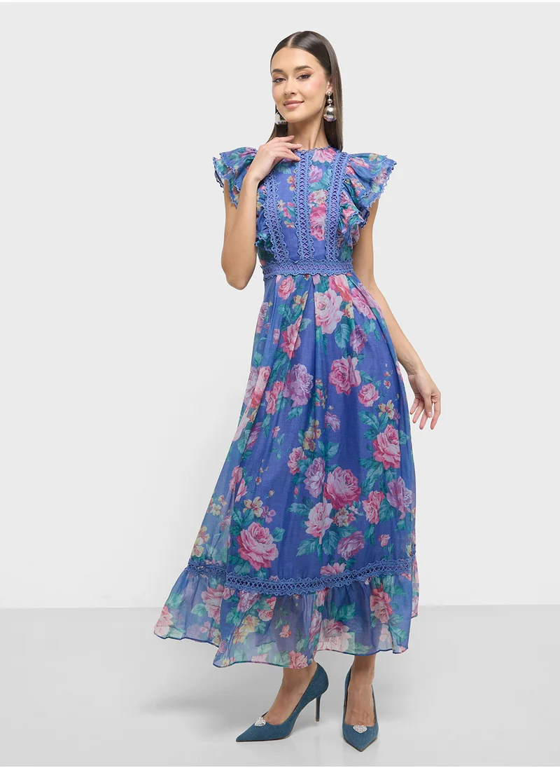 ايلا Floral Print Dress