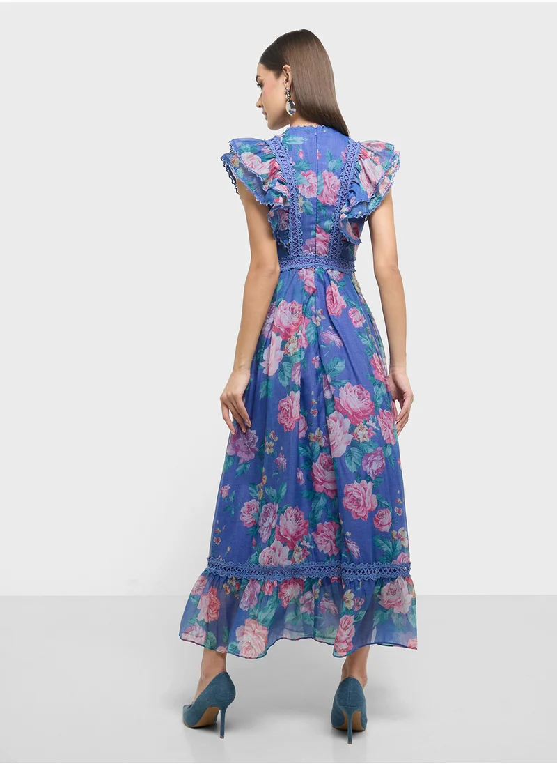 ايلا Floral Print Dress