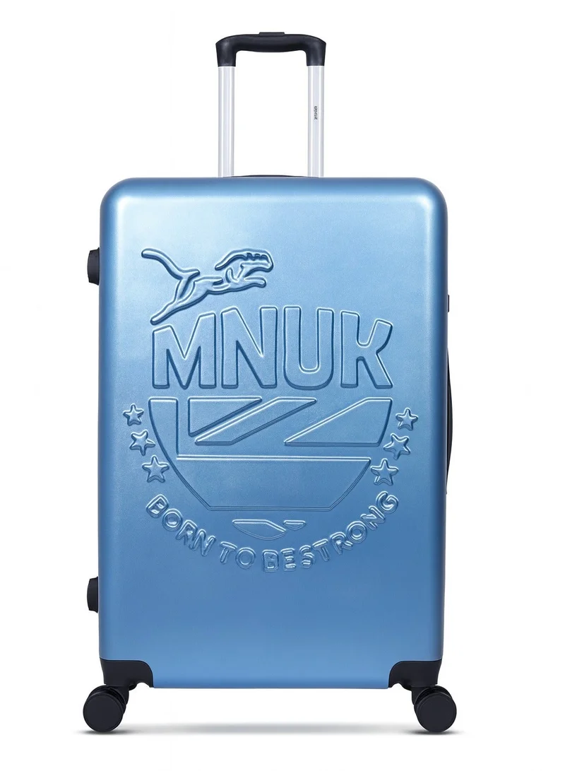 MNUK MANCHESTER Set of 3 Luggage bag| Polycarbonates &amp; ABS Hardside Luggage Trolley with TSA Lock| Double 360Â° 4 Wheeler| Cabin-20 Inch, Medium- 24 Inch, Large-28 Inch| Blue