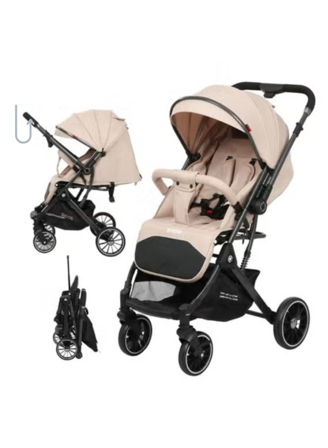 كيديليو عربة أطفال كيديلو 535 بلاك الفاخرة - تصميم أنيق وعصري - Image 1