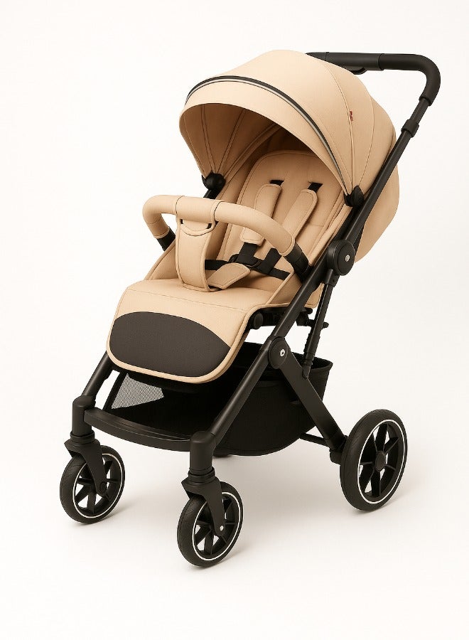 كيديليو عربة أطفال كيديلو 535 بلاك الفاخرة - تصميم أنيق وعصري - Image 2