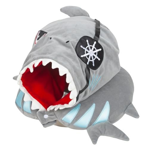 YOYTOO Travel Neck Pillow with Hood for Kids Adult Cute Soft Plush Memory Foam Airplane Neck Pillow for Traveling Animal Flight Pillow Head Rest Neck Support for Cars Long Flights - Image 1