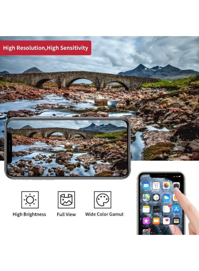 FLYCDI for iPhone 11 Pro Max LCD Screen Replacement Black 6.5 Inch Display Touch Digitizer Glass with Repair Tool Kit - Image 5