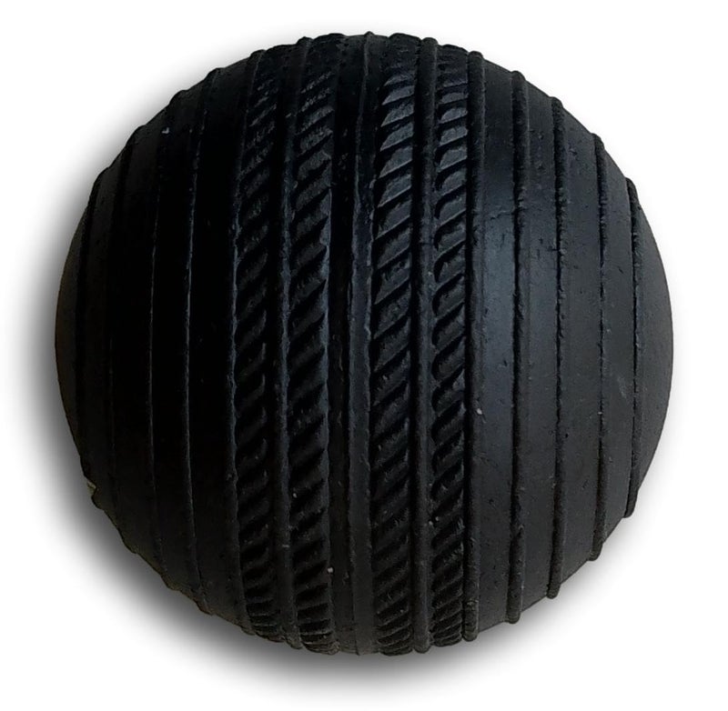 Nextage Rubber Cricket Ball - Perfect for Practice Matches | Suitable for All Ages | Durable and Long Lasting | Perfect for Bowling and Fielding Practice | Black (1) - Image 1