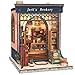 CUTEBEE Book Nook Kit DIY Miniature House Dollhouse Kit for Adults and Teens Booknook Tiny House Bookstore Library Bookshelf Decor 3D Wooden Puzzle Gifts for Family Friends Jacks Bookery - Image 3
