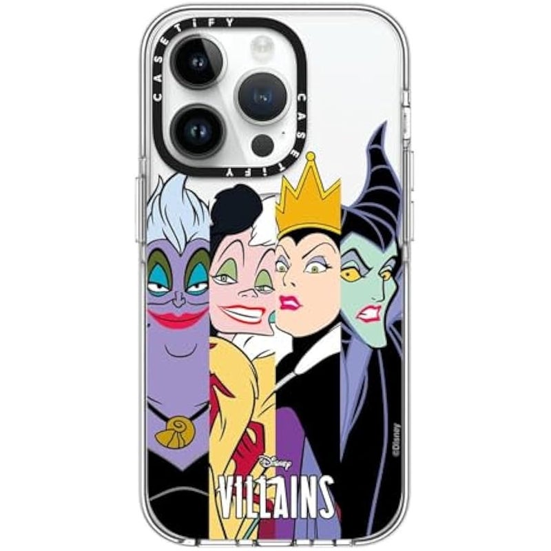 Casetify Clear iPhone 14 Pro Case 【Villains Co-Lab/Not Yellowing / 6.6ft Drop Protection/Compatible with Magsafe】 - Disney Villains - Clear - Image 1