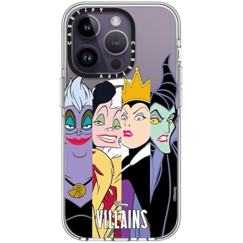 Casetify Clear iPhone 14 Pro Case 【Villains Co-Lab/Not Yellowing / 6.6ft Drop Protection/Compatible with Magsafe】 - Disney Villains - Clear - Image 2