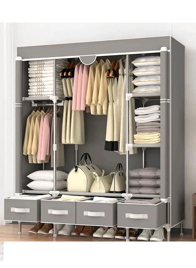 Generic Large fabric wardrobe with practical design and unparalleled storage features  - Image 2