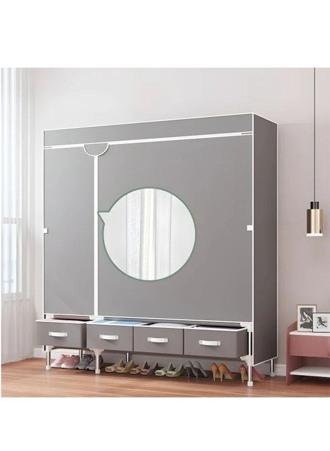 Generic Large fabric wardrobe with practical design and unparalleled storage features  - Image 4