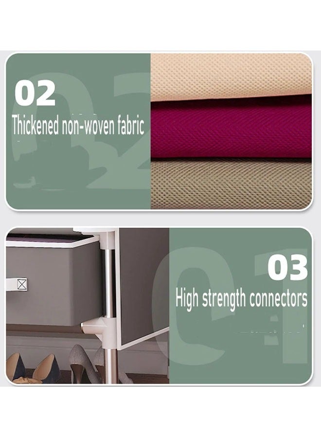 Generic Large fabric wardrobe with practical design and unparalleled storage features  - Image 5