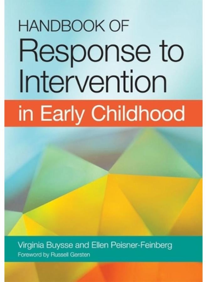 Handbook of Response to Intervention in Early Childhood