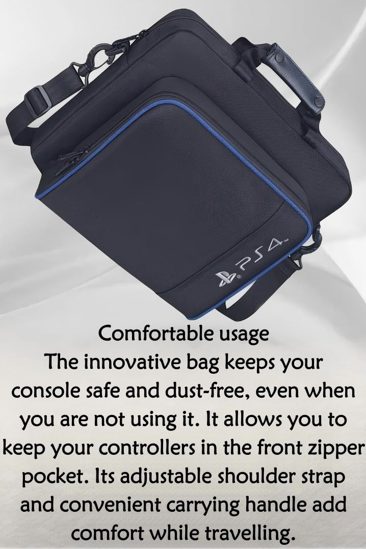 PS4 PlayStation 4 System Carrying Case Portable Protective Storage Bag for Travel Daily Use - Image 5