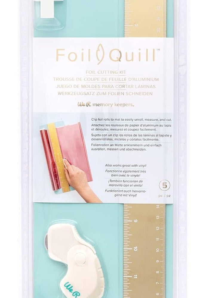 We R Memory Keepers Foil Cutting Kit with Self Healing Cutting Mat and Rotary Cutter - Image 1