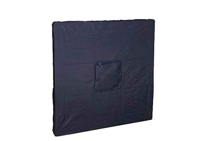 KD Carrom Half Cover Carry Bag Carrom Board Any Size Against Dust, Straches, Damage Fits All Champion, Bulldog, Jumbo Board Game Cover with Separate Pocket for Carrom Board (Half Cover Bulldog) - Image 1