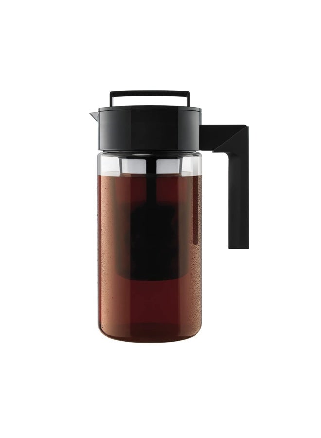 Takeya Patented Deluxe Cold Brew Iced Coffee Maker With Airtight Lid And Silicone Handle  1 Quart - Image 1