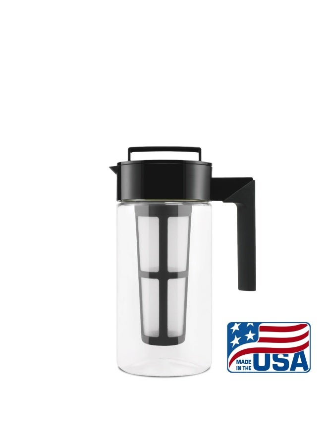 Takeya Patented Deluxe Cold Brew Iced Coffee Maker With Airtight Lid And Silicone Handle  1 Quart - Image 4