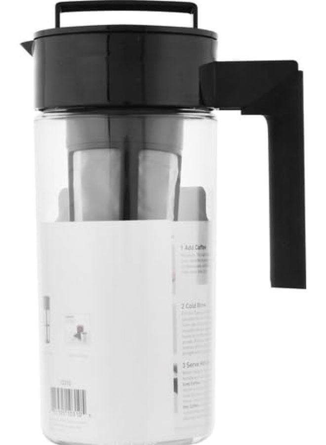 Takeya Patented Deluxe Cold Brew Iced Coffee Maker With Airtight Lid And Silicone Handle  1 Quart - Image 3