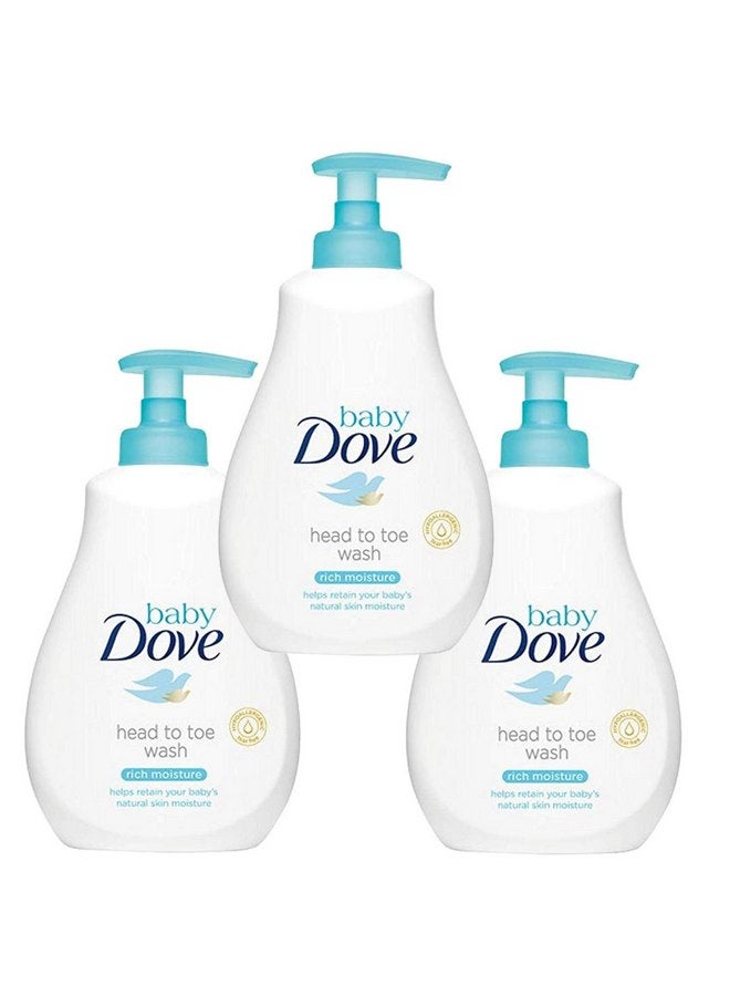 Dove Dove, Baby Rich Moisture Head To Toe Wash - 200 Ml - Image 1