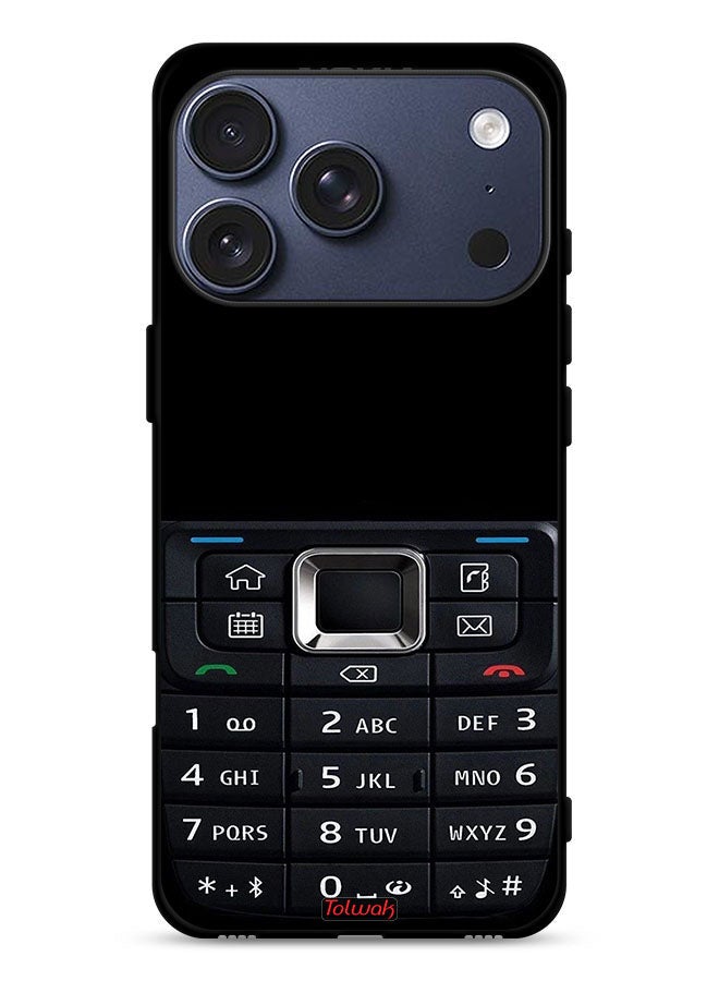 Tolwak غطاء حماية آبل آيفون 17 برو بنمط الهاتف القديم - Image 1