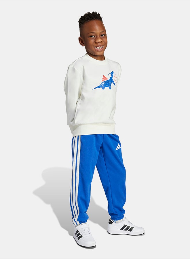 Adidas Seasonal Essentials Adiraptor Fleece Jogger Set Little Kids - Image 1