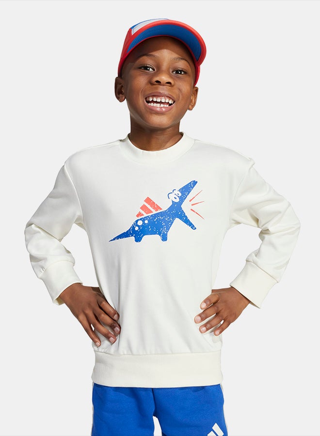 Adidas Seasonal Essentials Adiraptor Fleece Jogger Set Little Kids - Image 4