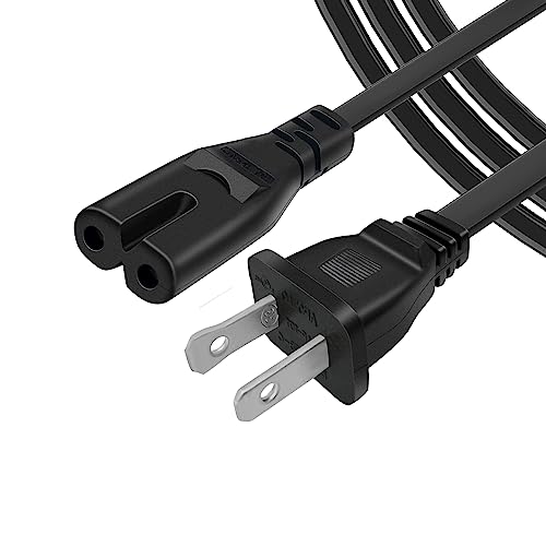 ANYQOO 6 Feet Power Adapter Extension Cord Wall Cord Cable for Microsoft Surface Pro X, Pro 9, Pro 8, Pro 7, Pro 6, Pro 5, Pro 4, Pro 3, Pro 2, Surface Dock,Surface RT Table PC, PS4/PS3/XBOX(Black) - Image 1