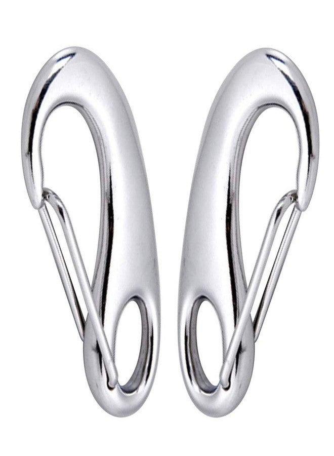 Abimars 4 inch Heavy Duty Rope Connector Spring Snap Hook, Large 316 Stainless Steel Boat Hooks, Load Capacity 1000lbs, Marine Grade Anchor Clips for Rope (2 Pack) - Image 1