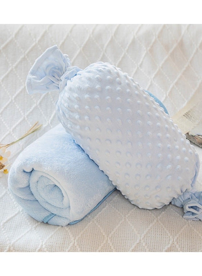 Candy Bean Pillow And Blanket Can Be Used For Both Car And Sofa Cushions, Suitable For Travel, Airplanes, Trains, Beds, Offices, And Rest  - Image 5