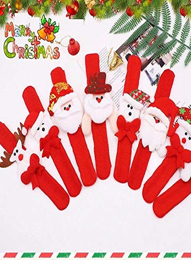 KRIWIN 12 pcs Christmas Wrist Band for Kids, Party, Decoration, Festival Fun (Band) - Image 3