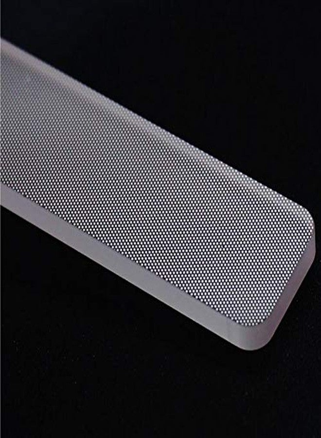 Shuiniba طقم ملفات أظافر زجاجية كريستالية فاخرة، معززات أظافر، ملمع أظافر زجاجي نانو، ملفات باديكير احترافية - أفضل ملفات أظافر زجاجية للأظافر الطبيعية، 9 سم، عبوة من 2 - شفاف - Image 4