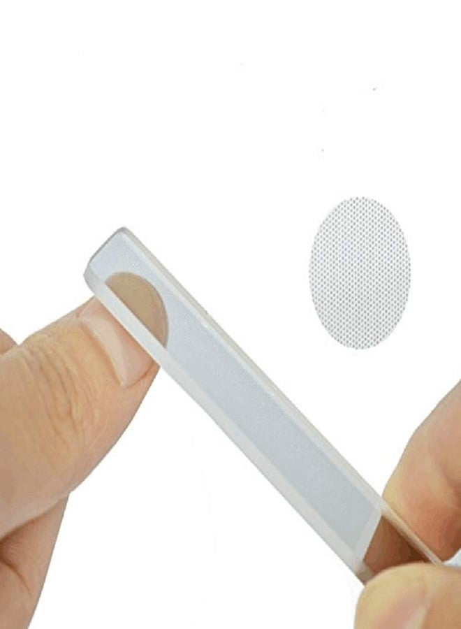 Shuiniba طقم ملفات أظافر زجاجية كريستالية فاخرة، معززات أظافر، ملمع أظافر زجاجي نانو، ملفات باديكير احترافية - أفضل ملفات أظافر زجاجية للأظافر الطبيعية، 9 سم، عبوة من 2 - شفاف - Image 3