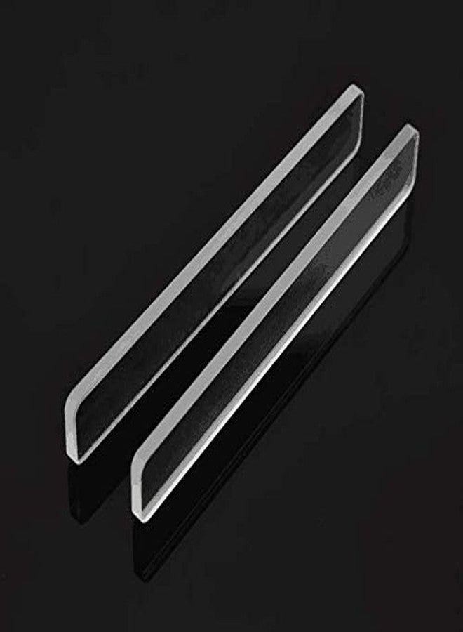 Shuiniba طقم ملفات أظافر زجاجية كريستالية فاخرة، معززات أظافر، ملمع أظافر زجاجي نانو، ملفات باديكير احترافية - أفضل ملفات أظافر زجاجية للأظافر الطبيعية، 9 سم، عبوة من 2 - شفاف - Image 5