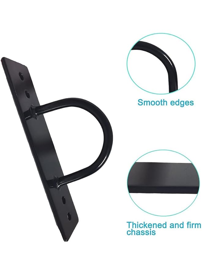 X spring Hook Anchor Battle Rope Hook Anchor for Suspension Straps Gymnastic Rings Hammock Battle Ropes Fits Weight Strength Training Boxing Equipment Wall Ceiling Mount Anchor Bracket - Image 2