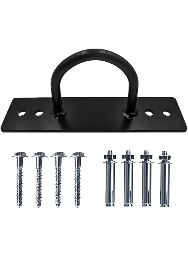 X spring Hook Anchor Battle Rope Hook Anchor for Suspension Straps Gymnastic Rings Hammock Battle Ropes Fits Weight Strength Training Boxing Equipment Wall Ceiling Mount Anchor Bracket - Image 1