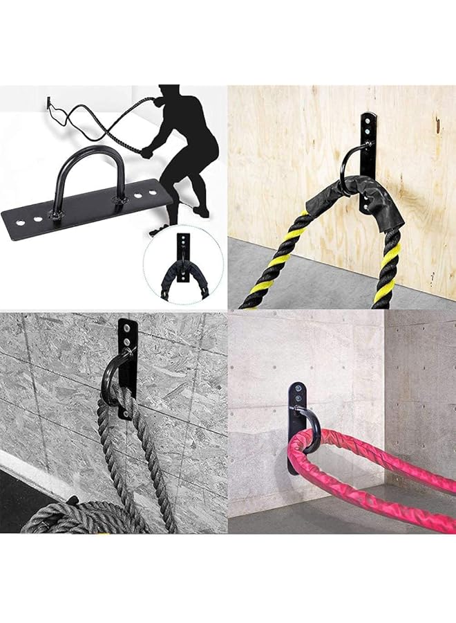 X spring Hook Anchor Battle Rope Hook Anchor for Suspension Straps Gymnastic Rings Hammock Battle Ropes Fits Weight Strength Training Boxing Equipment Wall Ceiling Mount Anchor Bracket - Image 4