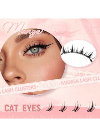 Fairy Lash Clusters Diy Lash Extensions Manga Eyelash Clusters Wispy Cluster Lashes Spiky Cluster Eyelash Extensions Natural Look Individual Lashes Thin Band (D21) - pzsku/ZA7CF55EF05D31D10FD24Z/45/_/1734437600/1f849ab3-eea7-4f9f-bb47-29a5138edfa0