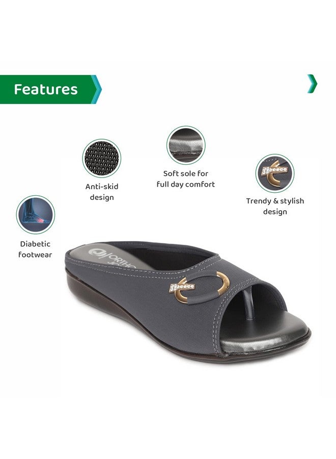 ORTHO JOY Fancy doctor slippers | Soft slipper for women | Comfortable footwear for women stylish - Image 3